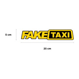 Gift Island Fake taxi sticker decals