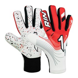 Rinat Nkam AS Adult Goalkeeper Gloves White Red Size 9