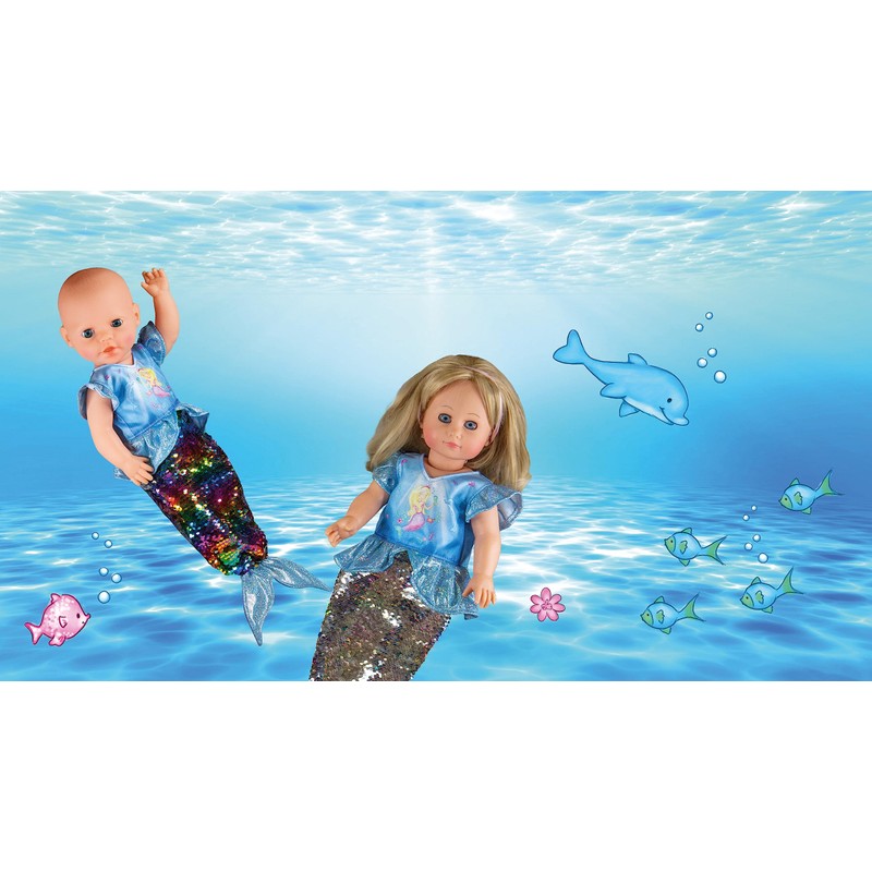 Heless 2920 - Mermaid Ava Dress with Reversible Sequins, Size