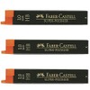 Faber-Castell 1.0 mm HB Super-Polymer Fineline Leads/Mines - 3 Packs