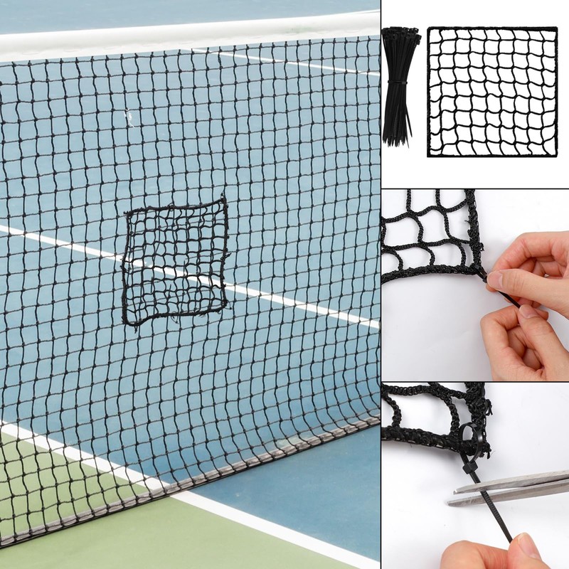 GliCraft 6 Pcs Universal Sports Net Repair Kits with 100