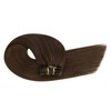 Ugeat Medium Brown Clip in Hair Extensions Chocolate Brown Hair