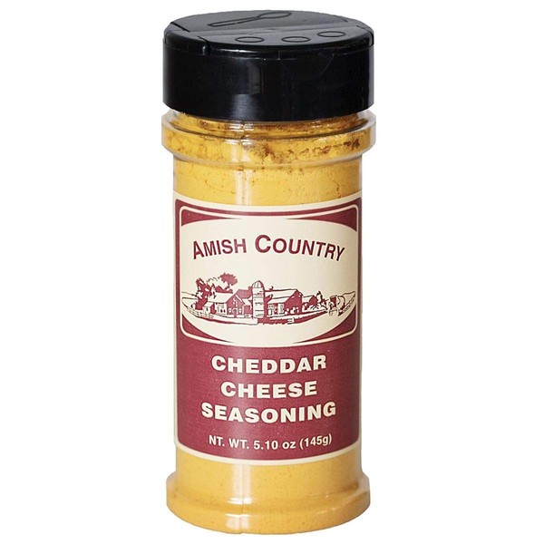 Amish Country Popcorn | Cheddar Cheese Popcorn Seasoning - 5.1 oz | Old Fashioned with Recipe Guide