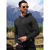 HYPESTFIT Men's 3D Fish Scale Form Fitting Muscle Knit Sweater