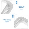DOITOOL Outdoor Rain Gutter Drain Outlet Connector Aluminum Alloy Gutter