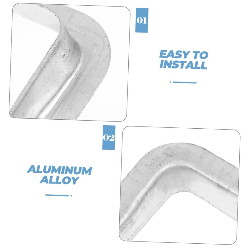 DOITOOL Outdoor Rain Gutter Drain Outlet Connector Aluminum Alloy Gutter