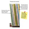 MÖNKE Premium Vinyl Record Storage - a Mid-Century Style Record