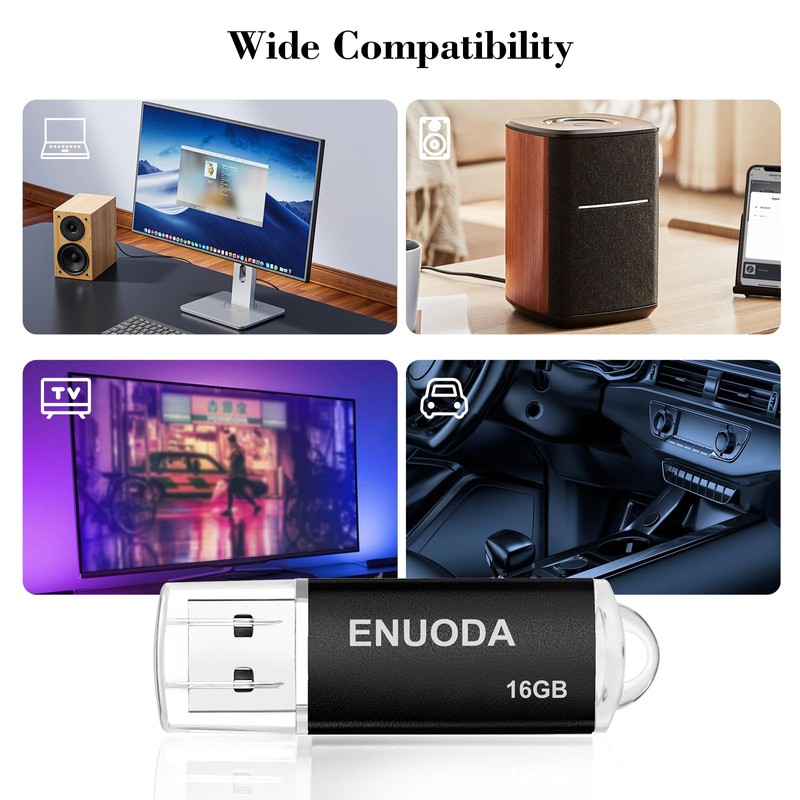 ENUODA USB Stick 16 GB USB Memory Stick High Speed