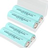 4 Pack 18650 Rechargeable Battery Set, 3000mAh 3.7V Flat Top