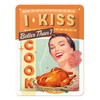 ブリキ看板 クッキング I kiss better than I cook/TIN SIGN アメリカン雑貨 インテリア