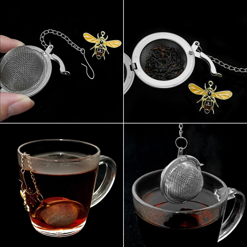 2PC Stainless Steel Mesh Tea Infuser,2.1 inch Tea Ball with