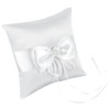 Bruislard 14 x 14 cm Wedding Bowknot Ring Bearer Cushion