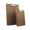 Chalkboards UK Clipboard, Wood, Dark Oak, 240 mm x 340