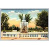 c1940s Detroit MI Horace Rackham Memorial Fountain Zoo Postcard