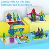 ACELIFE Magnetic Building Blocks Travel Set, 58 Pieces Mini Magnetic