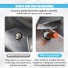 4PCS Car Tire Stem Valve Caps, Auto Hexagon Shape Dustproof