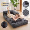 MAXYOYO MAXYOYO Folding Sofa Bed, L-Shaped Convertible Sofa Bed with