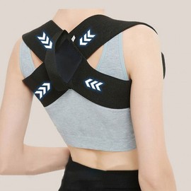 Slouched Shoulder X-Band Posture Correction Band Posture X-Band (Black 2XL) 2ea