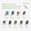PETIQUE | Rain and Wind Shield Cover for Dog Stroller