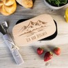 Spruchreif Lunch Box with Engraved Breakfast Board, Plastic Lunch Box,
