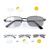 LJIMI Photochromic Progressive Multifocus Reading Sunglasses UV Protection Multifocal Trifocal