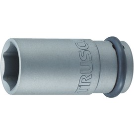TRUSCO T4-26AL Impact Long Socket (Drive Angle 0.5 in) 1.0 inches (26 mm) Opposite Side