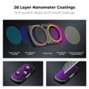 K&F CONCEPT CPL+ND16+ND64+ND256 Filter Compatible with Insta360 Luna Ultra