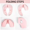 Foldable Toilet Seat Children's Toilet Seat Travel Foldable Toilet Seat