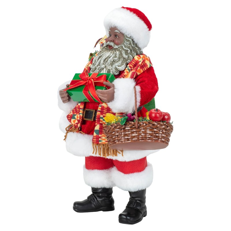 Kurt S. Adler 12-Inch Fabriché Kwanzaa Santa