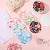 Sosation 30 Pcs Reusable Breast Pads Nursing Covers with Wet