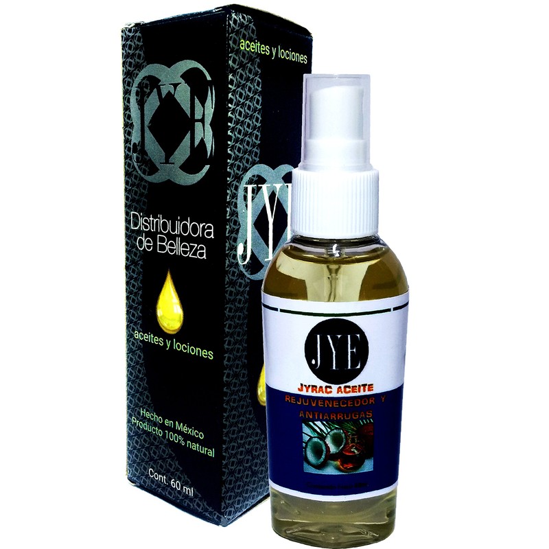 3 frascos Aceites JYE Coco, Argan , Colágeno Natural Cuidado