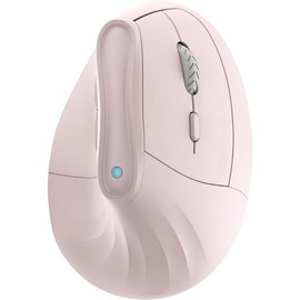 57° Ergonomic Wireless Tower Mouse, Vertical Quiet Mouse, Bluetooth(BT5.0,BT3.0)&2.4G, (800/1200/2400/2400/4000), 7 Buttons for Laptop - Color: pink