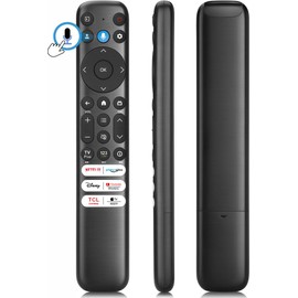 Smart Voice Replacement for TCL TV Remote, Motion Backlit, Voice, Compatible wih TCL Goolge, Android TV, Universal, 1 Year Warranty