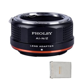 PHOLSY FTZ Lens Adapter Nikon F to Nikon Z for Nikkor F/AI/AIS/AF/AF-I/AF-S Lens and Nikon Z Mount Camera Body for Nikon Z fc, Z30, Z9, Z8, Z6 ii, Z7 ii, Z6, Z7, Z5, Z50