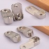 Vientiane Wardrobe Rail Holder,2 Pieces Metal Wardrobe Tube Bearing for
