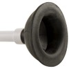 Plumb Craft Stow-Away Plunger with Adjustable Length Handle, White (1