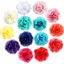 Leinuosen 14 Pieces Dog Collar Flowers Pet Bow Tie Flower Collars for Puppy Collar Grooming Accessories (8 cm, 14 Pieces)