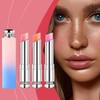 3 Pack Colour Changing Lip Balm,Tinted Lip Balm Crystal Jelly