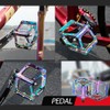 Bicycle Pedals, ERYUE Bicycle Pedals Colourful Cycling Road Bike Pedals