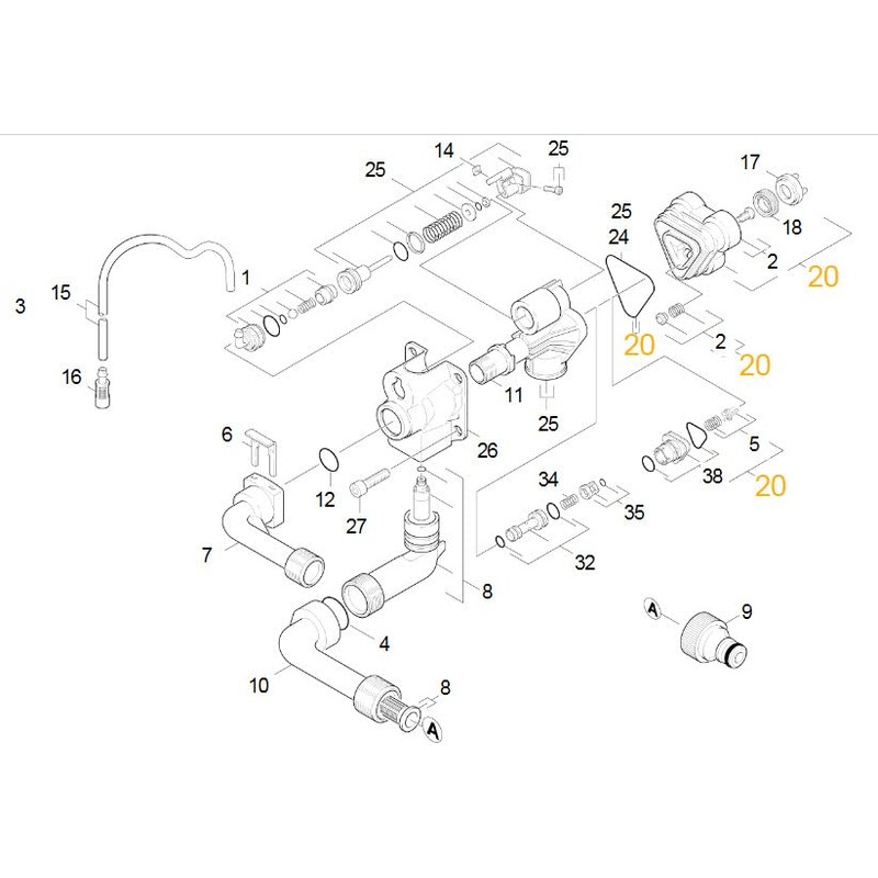 Karcher – Replacement Pieces Cylinder Head Kit – 90011050