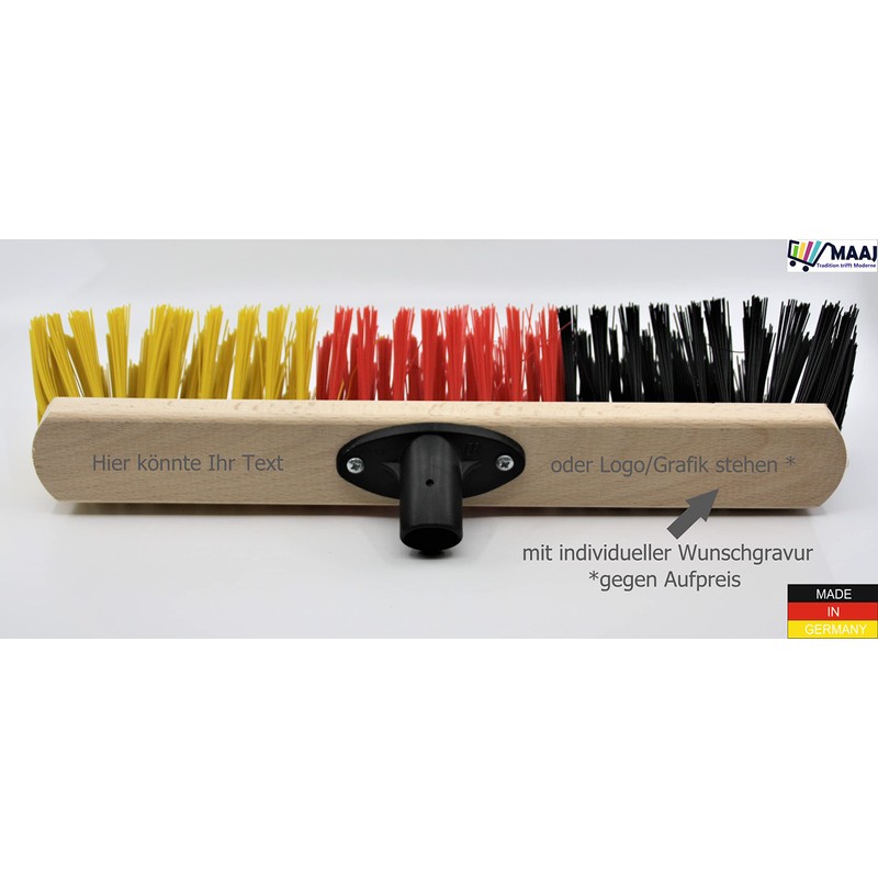 Maaj 40 cm Germany Road Broom Wood + PVC Bristles