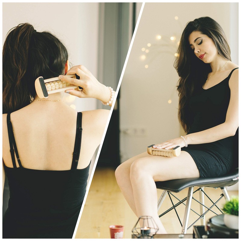 M.S.Lemberg® Wooden Foot Massage Roller - Relaxation Gift - Massage