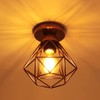TOKIUS Ceiling Light 16 cm Vintage Ceiling Light in Industrial