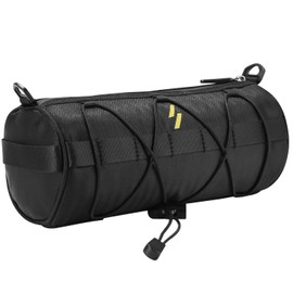 Zhufas Multifunctional Bicycle Handlebar Bag, Front Handlebar Bag, Storage Bag with Shoulder Strap for Cycling Travel (Black)