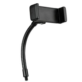 Andoer - Soporte plegable para abrazadera de teléfono con montaje de tornillo de 1/4 para anillo de luz LED, montaje de smartphone compatible con teléfonos inteligentes
