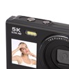 Generic 5K Digital Camera, 80MP Double Screen WiFi Camera 18x