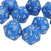 10 Pieces Polyhedral Dice Set, Plastic Lightweight Portable 20 Sided