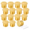 TAISHER 15PCS Brass Outer Hex Thread Socket Pipe Plug Fitting