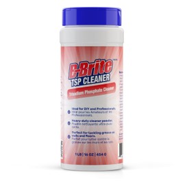 B-BRITE Heavy Duty TSP Cleaner - Wall Cleaner for Painting - Degreaser Cleaner for Kitchen, Walls, Floors and Automotive - Works as an Engine Degreaser - Trisodium Phosphate Cleaner Concentrate