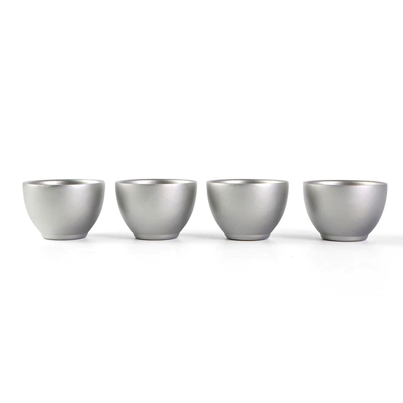 Camping Tea Cup Outdoor Portable Picnic Cookware Ti Double-Wall TeaCup